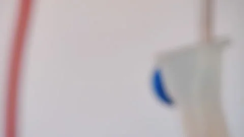 Drops of blood fall down. Allegory of flowing blood. Stock Footage 130486012