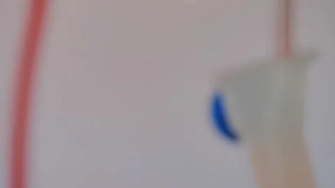 Drops of blood fall down. Allegory of flowing blood. Stock Footage 130486159
