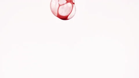 Drops of blood fall down. Allegory of flowing blood. Stock Footage 130489985
