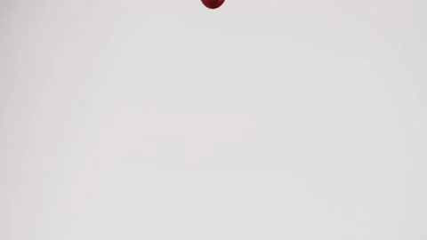 Drops of blood fall down. Allegory of flowing blood. Stock Footage 130490168