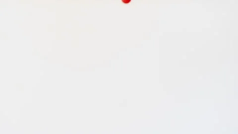 Drops of blood fall down. Allegory of flowing blood. Stock Footage 130492170