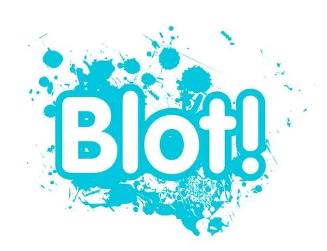 Drops blot Drops blot vector illustration isolated on white background Cop... Stock Photos