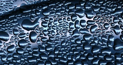 Drops on Blue Sheet Vídeos de archivo 329400407