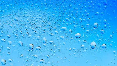 Drops - Blue Sky Background Stock Photos