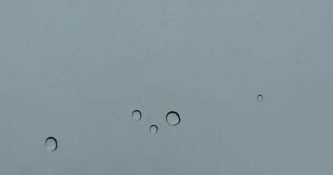 Drops on car glass. Stock Footage 83945287