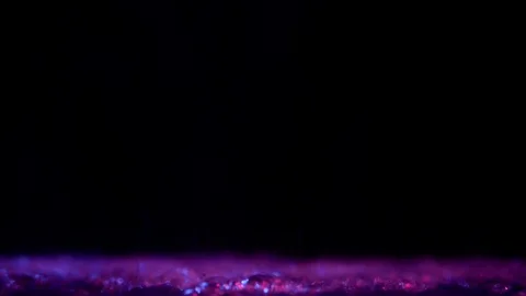 Drops on changing color water Stock Footage 113823201
