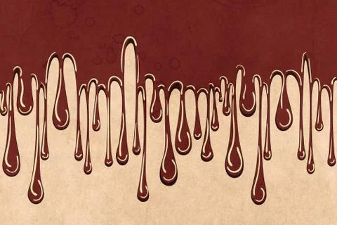 Drops of choco textured Stock Illustration
