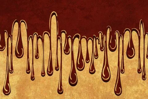 Drops of choco textured Stock Illustration