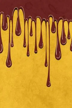 Drops of choco textured Stock Illustration