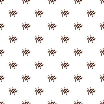 Drops of chocolate pattern Stock Illustration