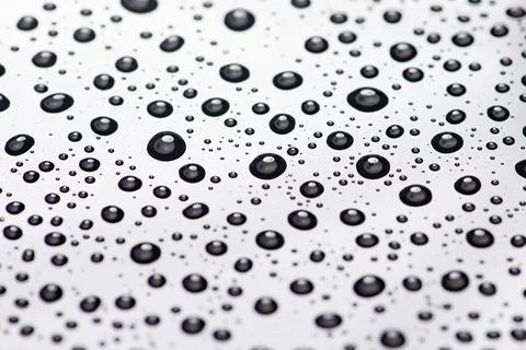 Drops clean moisture texture surface. Drops build bubble pattern glass. Drops 스톡 사진