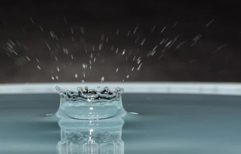 Drops of clean water Foto stock