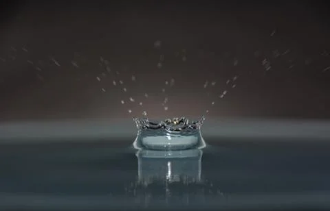 Drops of clean water Stock Photos