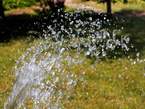 Drops of clean water Stock Photos