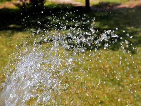 Drops of clean water Stock Photos