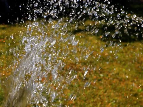 Drops of clean water Stock Photos