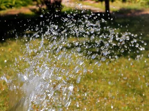 Drops of clean water Stock Photos