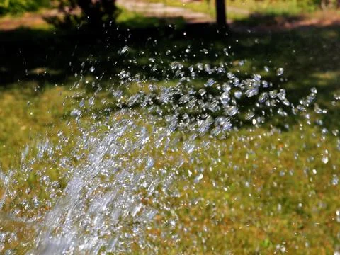 Drops of clean water Stock Photos