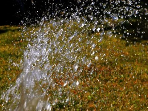 Drops of clean water Stock Photos