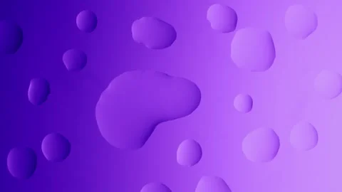 Drops connect together on purple gradient background Vídeo Stock 303060550
