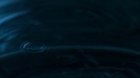 Drops of Dark Water HD Pro Stock Footage 74926351