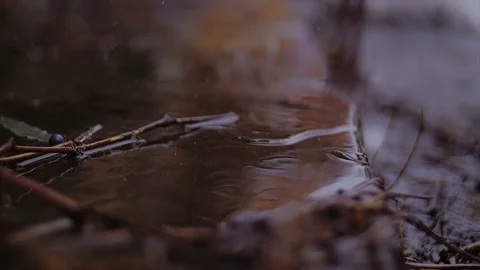 Drops fall from the roof. Stock Footage 73916431