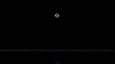 Drops falling in water Stock Footage 53809952