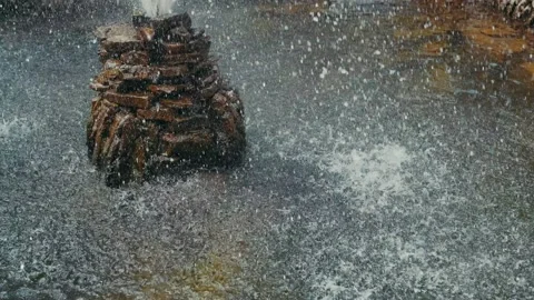 Drops from the fountain Stock Footage 131210596