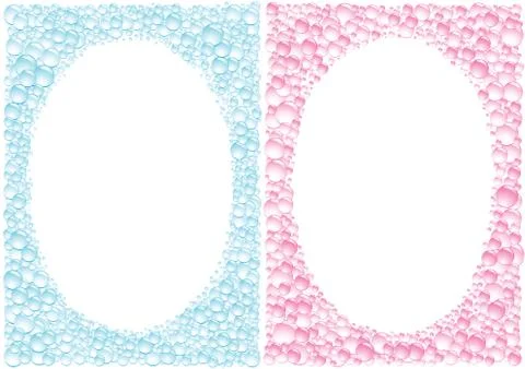 Drops frame Stock Illustration