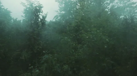 Drops on the glass during a storm 스톡 동영상 65386595