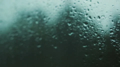 Drops on the glass during a storm 스톡 동영상 65386818