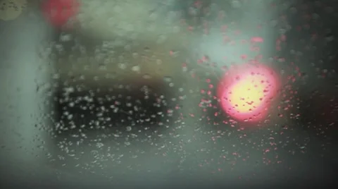 Drops on glass Stock Footage 8835294