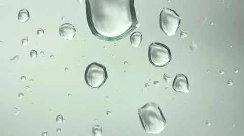 Drops on Glass Stock Footage 22168691