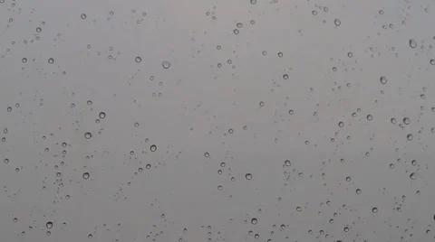 Drops on the glass Stock Footage 26634930