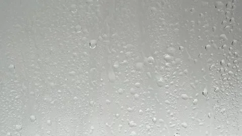 Drops on glass Stock Footage 252195419