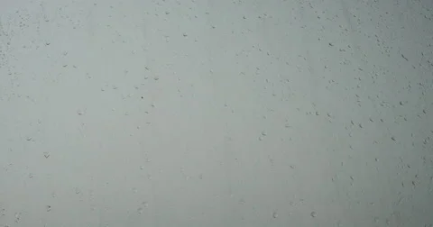 Drops on the glass  in heavy rain Stock Footage 54577151