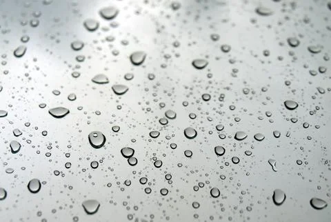 Drops on glass Foto stock