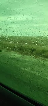 Drops on the glass 写真素材