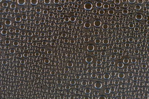 Drops on a glass surface 写真素材