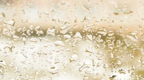 Drops on the glass window, the movement Stock-Footage 48633929