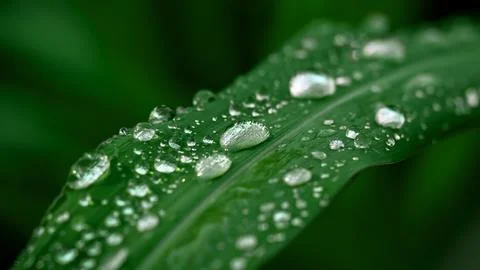 Drops on grass Foto stock