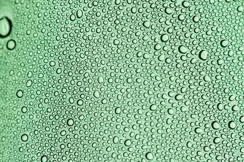 Drops humidity background texture. Drops create bubble pattern wet surface... Stock Photos