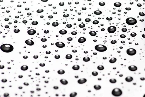 Drops humidity wet texture surface. Drops shape bubble pattern background. Dr 스톡 사진