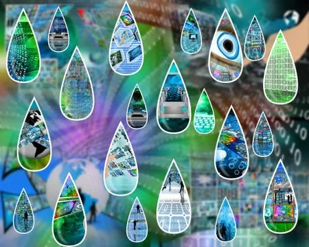 Drops Stock-Illustration