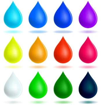 Drops Stock Illustration