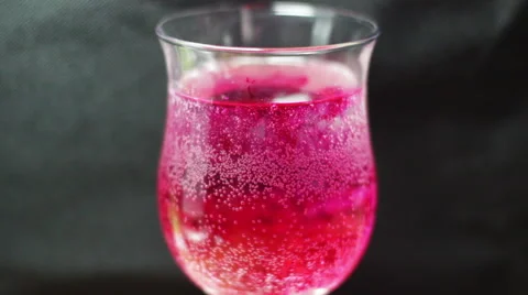 Drops Of Ink In A Glass Stock-Footage 56678294