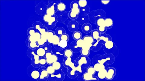 Drops Lights Dots Spots Splats Appearing Video stock 143904776