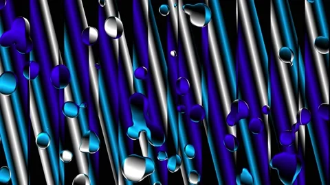 Drops on moving blocks Stock Footage 162652465