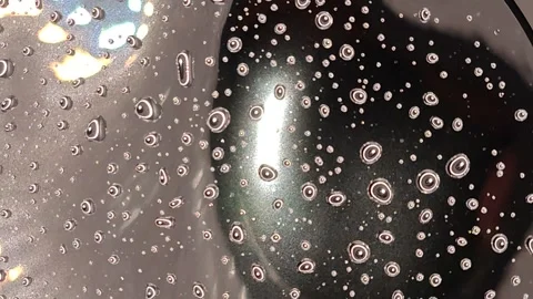 The drops moving in a circle are mesmerizing Stock Footage 325050829