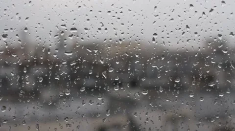 Drops of rain, depressive weather Stock Footage 59754721